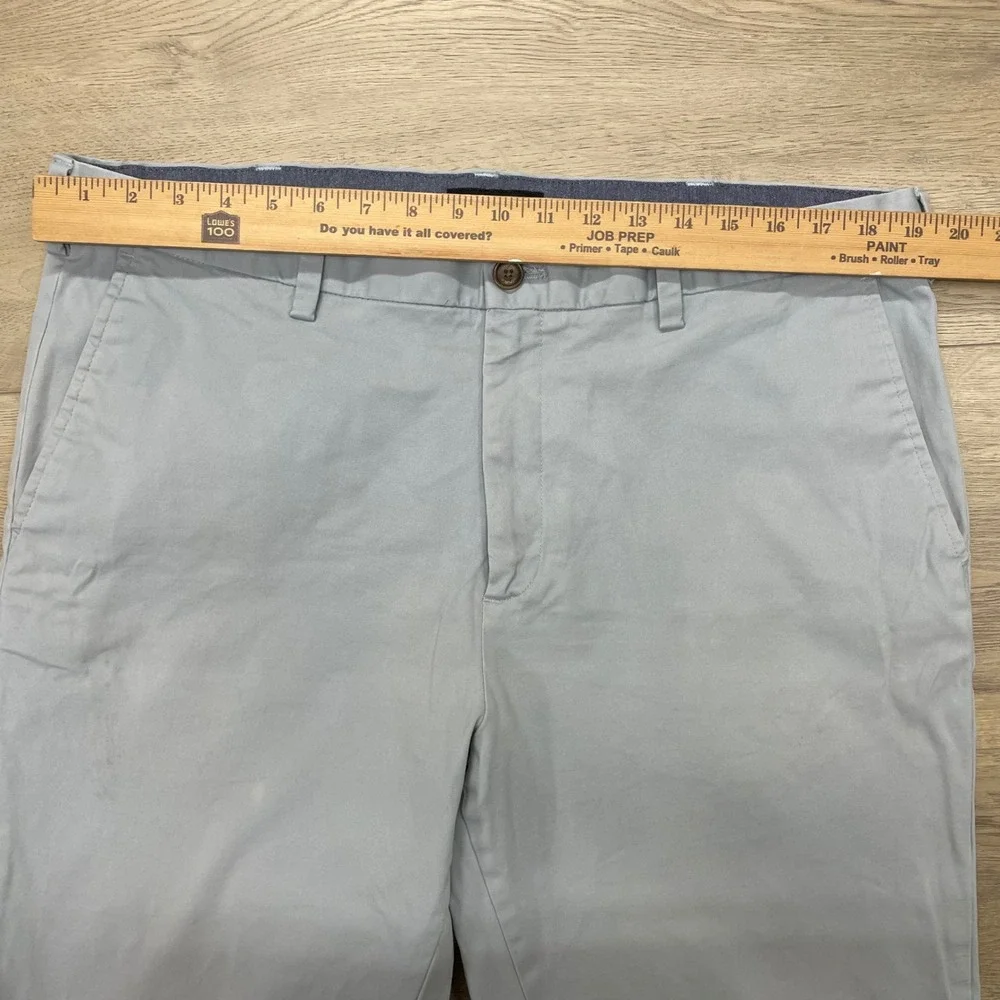 Banana Republic Emerson Straight Chino Pants Mens 38x32 Dusty Blue Stretch